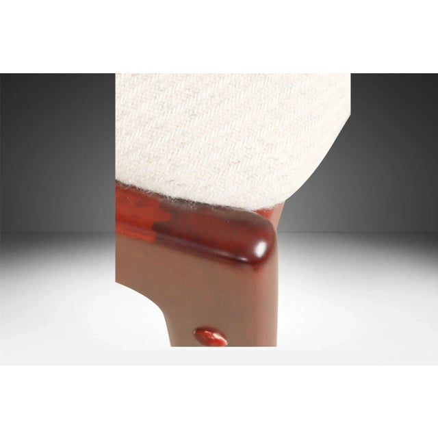 Mid Century Sculptural Rosewood Dining Chairs For Sale - Image 10 of 12