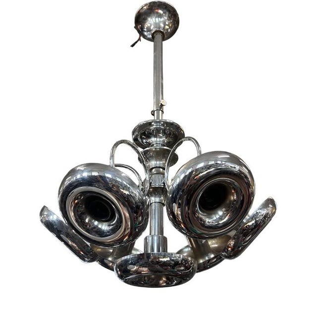 Chandelier attributed to Gaetano Sciolari for Sciolari For Sale - Image 10 of 10