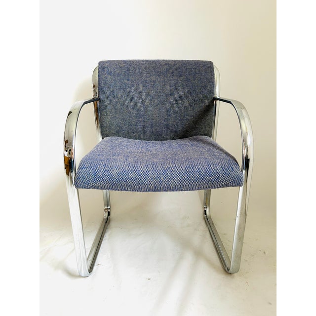 Mid-Century Modern 1980s Modern Steelcase Armchair For Sale - Image 3 of 10