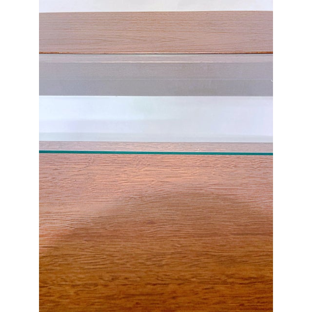 Chestnut 1950s Mid-Century Lugano Console Table For Sale - Image 8 of 13