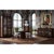 Wood 60" Round Ribbed Pedestal Dining Table - Walnut Finish For Sale - Image 7 of 8