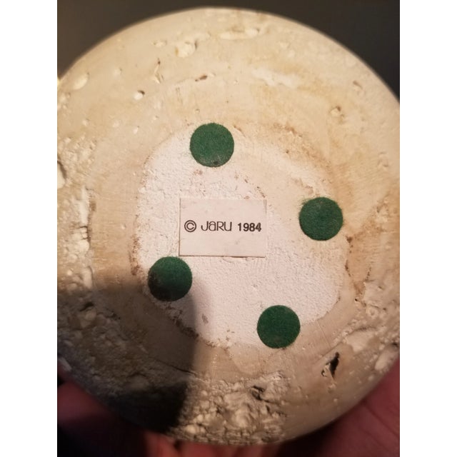 Postmodern 1984 Postmodern Decorative Cast Stone Sphere by Jaru For Sale - Image 3 of 8