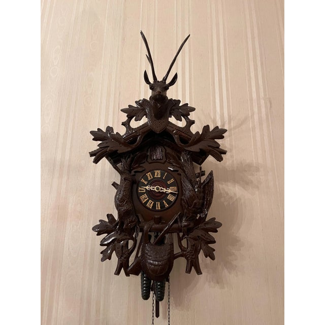 Antique Wall Clock, 1890s For Sale - Image 3 of 7