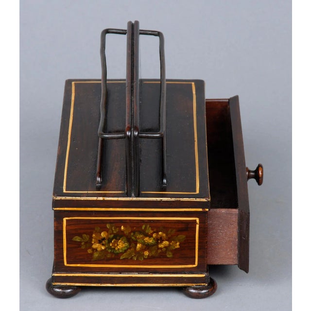 Early 19th Century Regency Partners Rosewood Letter Rack, Circa 1820 For Sale - Image 5 of 6