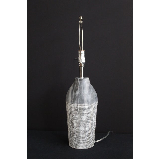 Mid 20th Century Mid 20th Century Fontana Arte Style Marble Lamp For Sale - Image 5 of 9