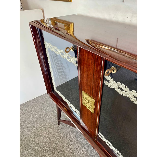 Mid-Century Modern Bar Cabinet, 1950s For Sale - Image 13 of 18