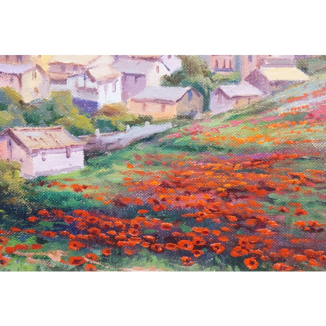 Late 20th Century Salvador Caballero Mar De Tarde Cadaques Spain Seascape Oil Painting 22" For Sale - Image 11 of 11