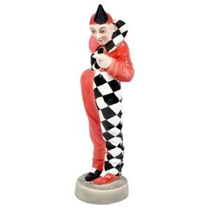 Goldscheider Art Deco Figure Pierrot by Josef Lorenzl, Around 1925, 1920s