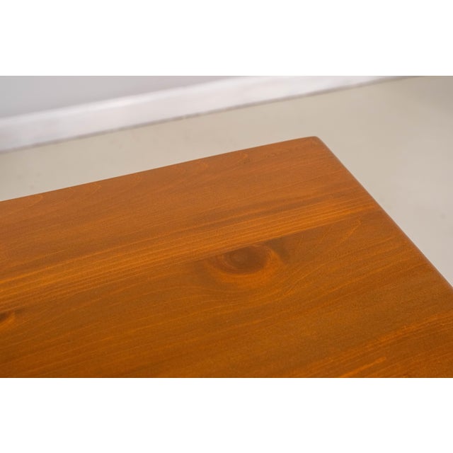 Brown Kittinger Country Pine Two-Tier Two-Drawer Server Buffet Table For Sale - Image 8 of 16