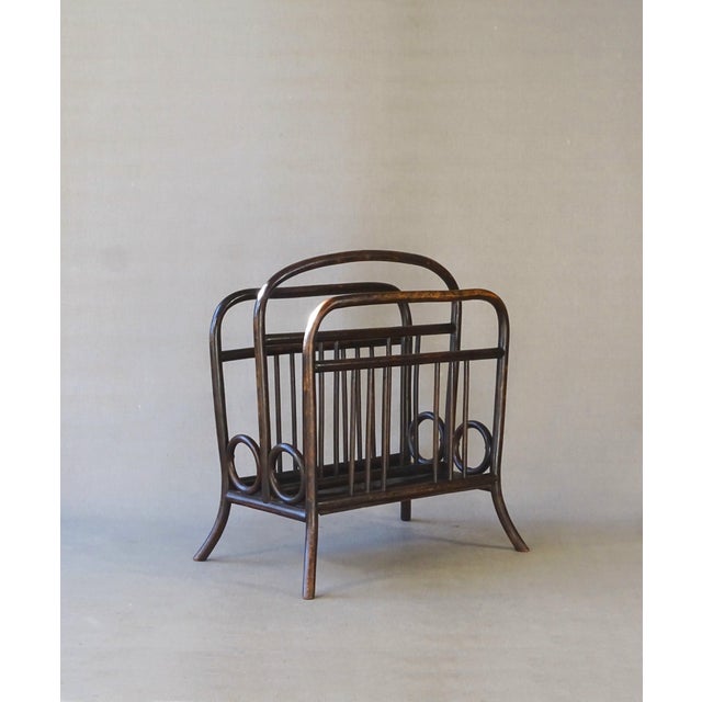 Vienna Secession No. 33 Magazine Rack by Michael Thonet, 1904 For Sale - Image 14 of 14