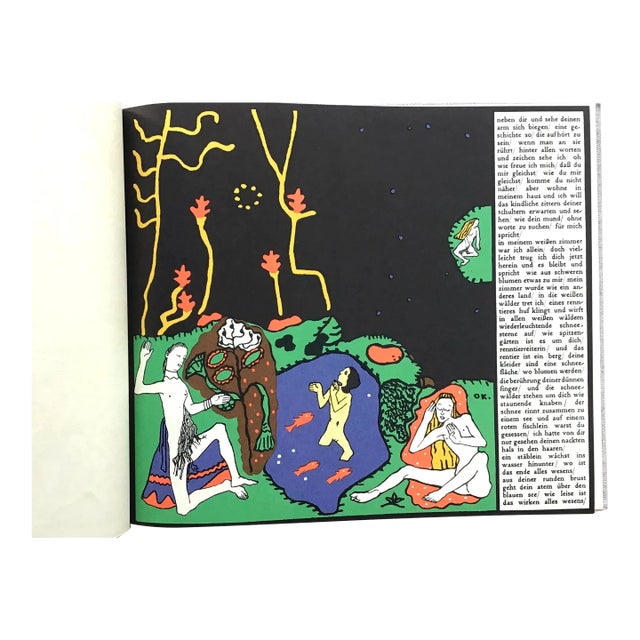 1968 Oskar Kokoschka Lithograph 7 Next to You For Sale