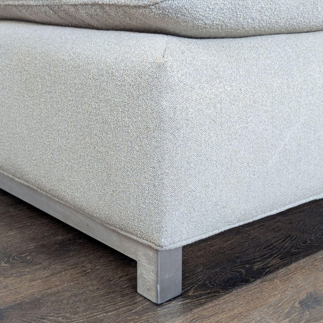 Textile Room & Board Modern Sectional Sofa With Right Chaise For Sale - Image 7 of 8