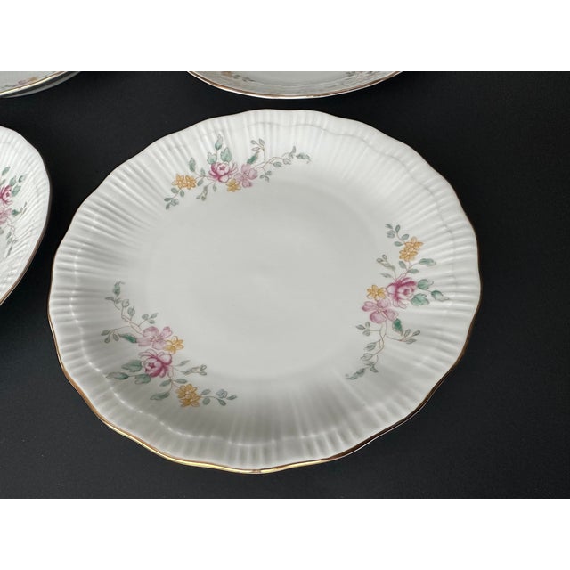 Wakbrzych Poland China Dessert Plates Set of 4 For Sale - Image 9 of 10