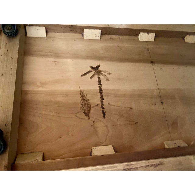 Late 20th Century Kindel Furniture Flip Top Rolling Dry Bar Server Cabinet For Sale - Image 18 of 18