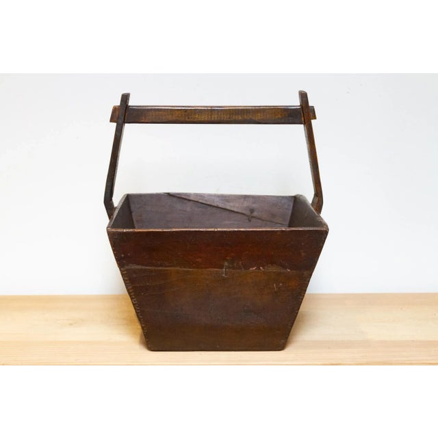 Chinese Primitive Wooden Chinese Basket For Sale - Image 3 of 7