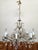 1960s 1960s Hollywood Regency 8-Arm Brass Birdcage & Double Pineapple Chandelier - Rewired For Sale - Image 5 of 12