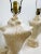 Nautical Vintage Pair of White Ceramic Coastal Conch Shell Lamps For Sale - Image 3 of 12