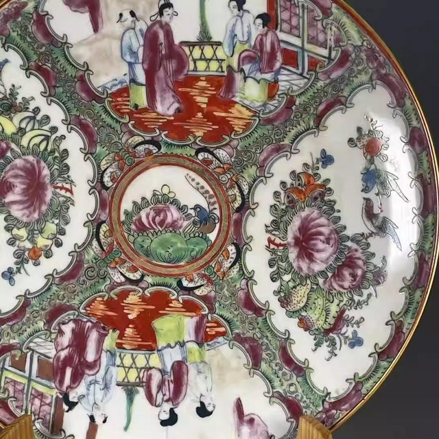 Old Chinese Porcelain Plate For Sale - Image 4 of 6