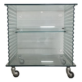 Serving Bar Cart by Ron Arad for Fiam, 1980s For Sale