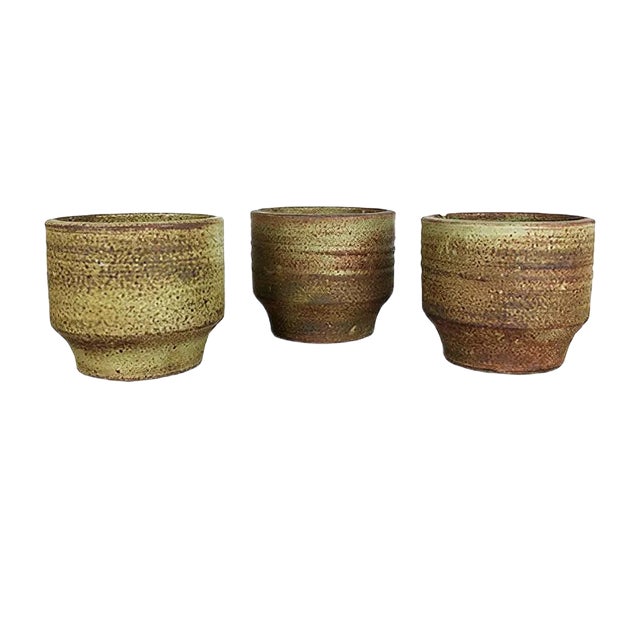 Ceramic Vases by Piet Knepper for Mobach, 1970s, Set of 3 For Sale