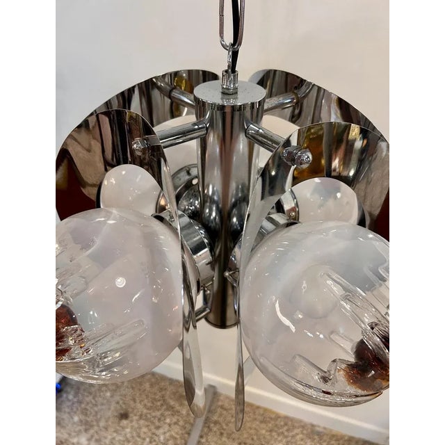 1970s Blown Murano Glass Pendant Light, 1970s For Sale - Image 5 of 10