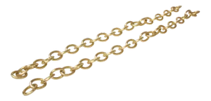 Vintage Gilt Metal Decorative Chains - a Pair