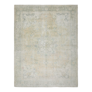 1970s Vintage Persian Handknotted Wool Brown Oversize Area Rug