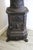 Metal Antique European Ornate Cast Iron Parlor Stove Heater With Urn Finial & Paw Feet, C. 1890 For Sale - Image 7 of 12
