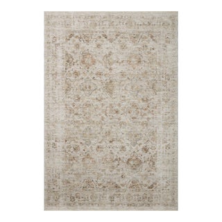 Amber Lewis x Loloi Honora Beige / Spice 9'-6" x 13' Area Rug For Sale