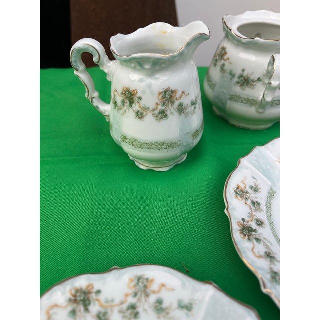 Ceramic Vintage Silesia Germany Miniature China Set - Set of 6 For Sale - Image 7 of 11