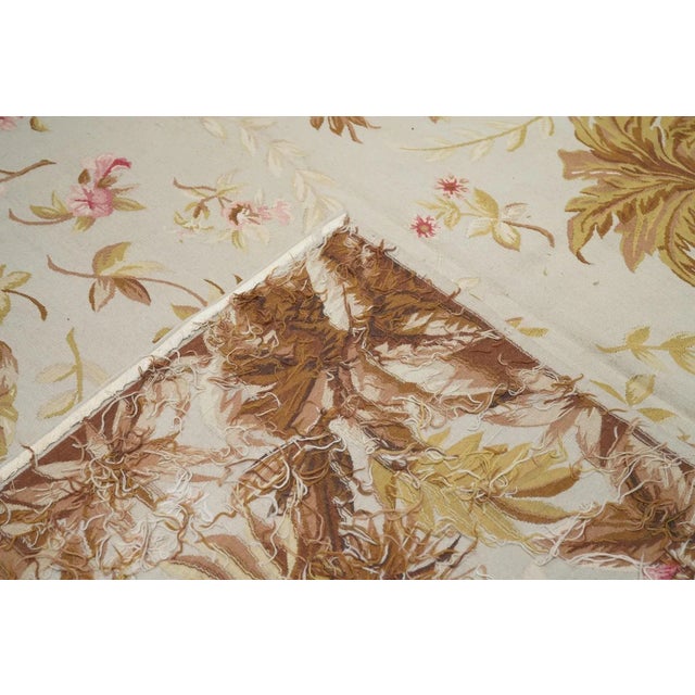 Textile Aubusson Rug 7'7'' X 10'0" For Sale - Image 7 of 7