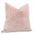 Contemporary 20" Paloma Cut Velvet Blush Pillows - a Pair For Sale - Image 3 of 5