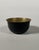 Jean Dunand (1877-1942). Circular Bowl in Blue Lacquer and Art Deco Metalwork, 20th Century For Sale
