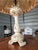 Vintage Rustic European Porcelain Lamp For Sale - Image 4 of 7