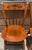 Wood Pair Vintage Nichols & Stone Solid Maple Wood Stenciled Chairs For Sale - Image 7 of 10