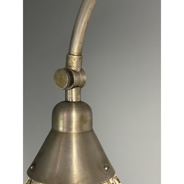 Bauhaus Dutch Art Deco Bauhaus Giso 451 Arc Floor Lamp by Willem Hendrik Gispen, 1920s For Sale - Image 3 of 17