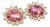 Natural Tourmaline Diamond Earrings 14k Yellow Gold 1.94 TCW Certified For Sale