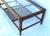 Late 20th Century Vintage Rectangular Double Tier Rattan and Glass Coffee Table Attributed to Ficks Reed For Sale - Image 5 of 7