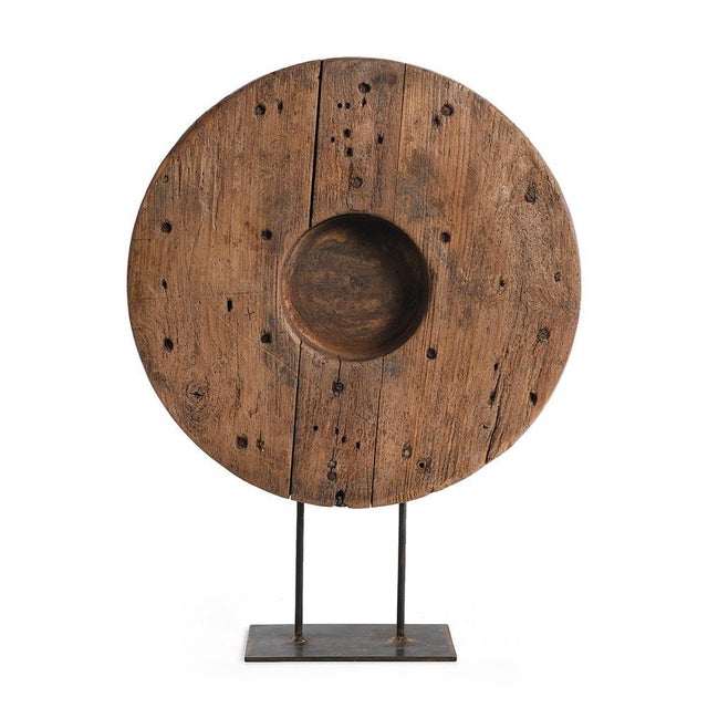 Industrial Iron Sculpture, in Good conditions. Designed 1890 to 1919 This piece is designed in the style of the selected...