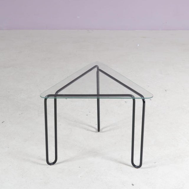 Wire Metal Side Table, Netherlands, 1980s For Sale - Image 6 of 6