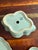 Set of 3 Vintage Chinese Longquan Celadon Cabbage Leaf Planters With Underplates For Sale - Image 9 of 14