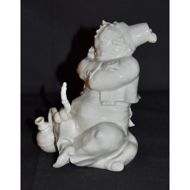 Meissen Porcelain Vintage KPM Porcelain Chinese Blanc De Chine Figure For Sale - Image 4 of 13