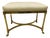 1980s Italian Brass Bench With Hoof Feet For Sale