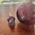 1960s 1960s Viking Glass Purple Crackle Genie Bottle/Decanter With Large Flame Stopper Circa 1954-1973 For Sale - Image 5 of 5