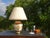 Large living room lamp, 74 cm high and 52 cm in diameter, made in France in the 1970s by the Louis Drimmer factory. It...