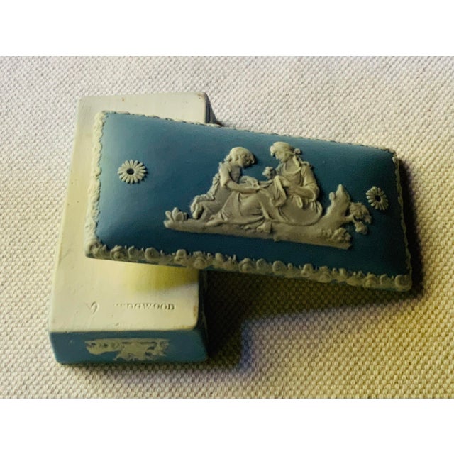 Antique 1920s Wedgwood Jasperware Fireplace Match Box For Sale - Image 13 of 18