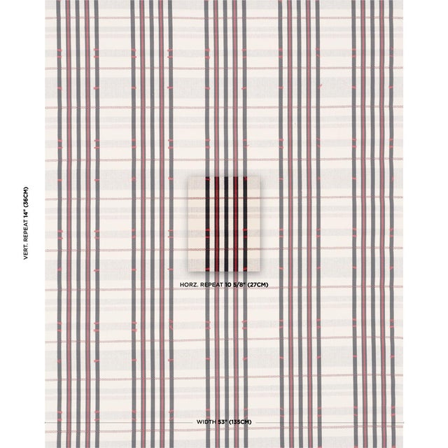 A multicolor multi-width stripe with hand-cut floats, Remmy is a unique ottoman weave with interesting texture and...