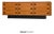 Mid Century Modern Teak 76” Dresser For Sale