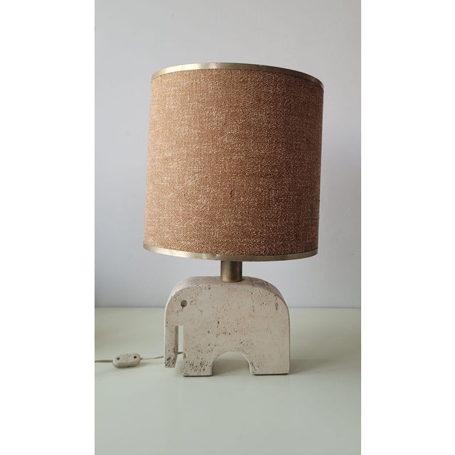 Sculptural Elephant Table Lamp from F.lli Mannelli, Florence, Italy, 1970s For Sale - Image 16 of 18