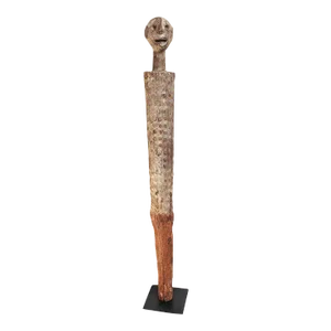 Antique Bongo Carved Wood Property Post